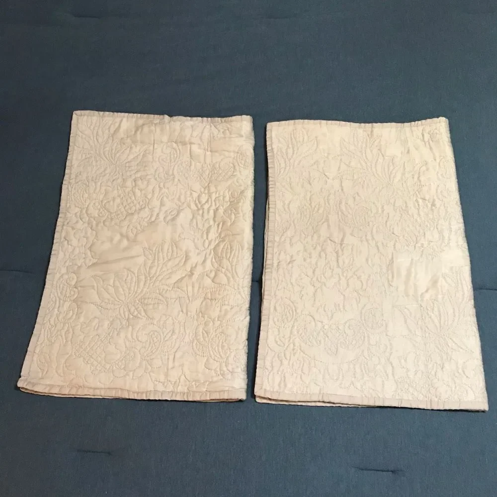 2 Pottery Barn Monique Lhuillier Shams